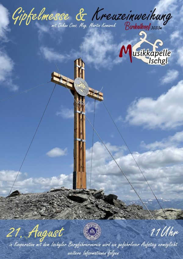 Gipfelmesse und Kreuzeinweihung Bürkelkopf 21.08.2021